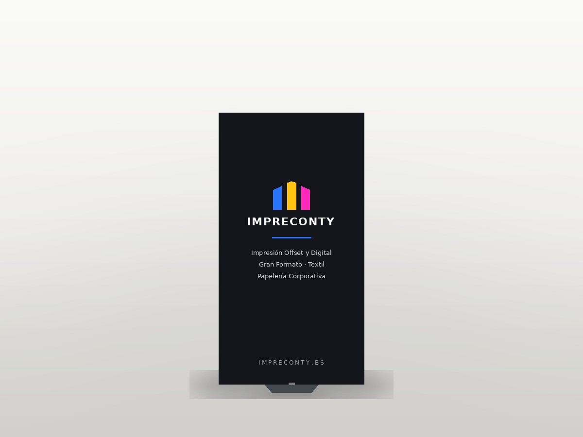 Roll-Up Impreconty — proyecto de portfolio realizado por Impreconty